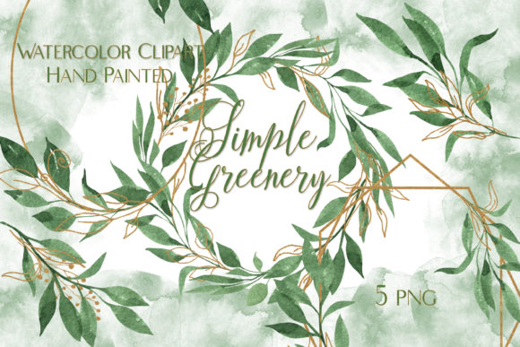 Download Watercolor Foliage Frames Clipart - Art Collection