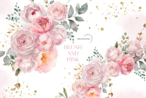 Download Blush Pink Flowers Clipart - Art Collection