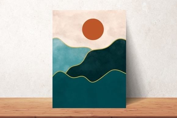 Download Boho Landscape Printable Wall Art - Art Collection