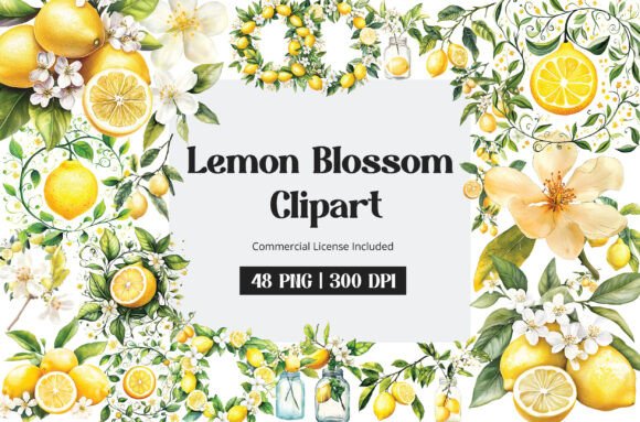 Download Lemon Blossom Clipart - Art Collection