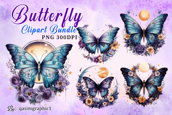 Download Mystical Butterfly Sublimation Clipart - Art Collection