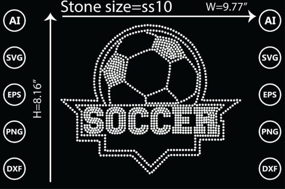 Download ( Football ) Rhinestone Templates Design - Templates design Collection