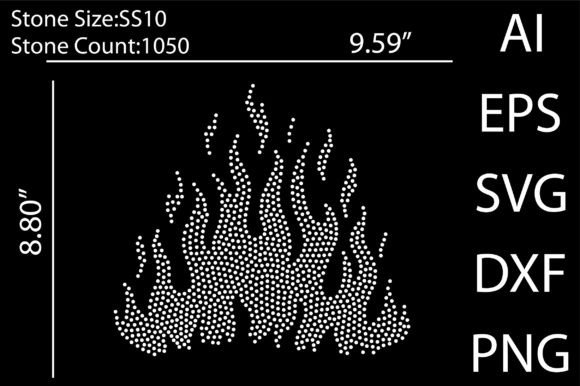 Download Fire Rhinestone Templates Design - Templates design Collection