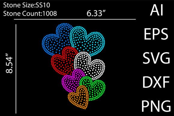 Download Love Rhinestone Templates Design - Templates design Collection