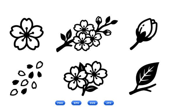 Download Cherry Blossom Clipart Pack - Art Collection