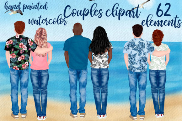 Download Couples Clipart Custom People Rear - Art Collection