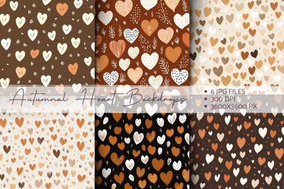 Download Autumnal Heart Backdrops - Art Collection