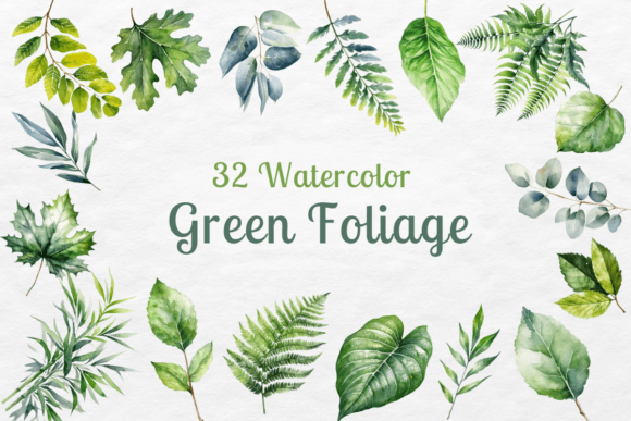 Download Foliage Clipart Watercolor - Art Collection